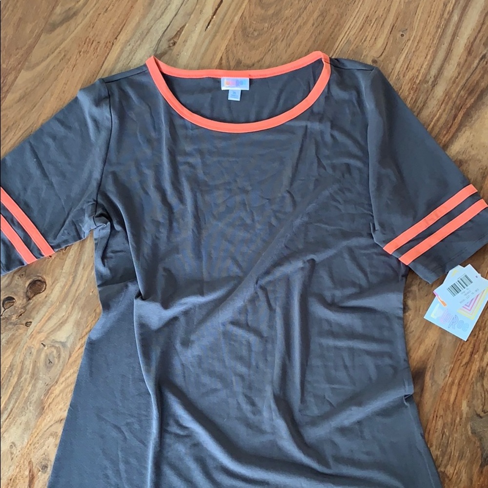 Lularoe Gigi varsity stripes XL NWT